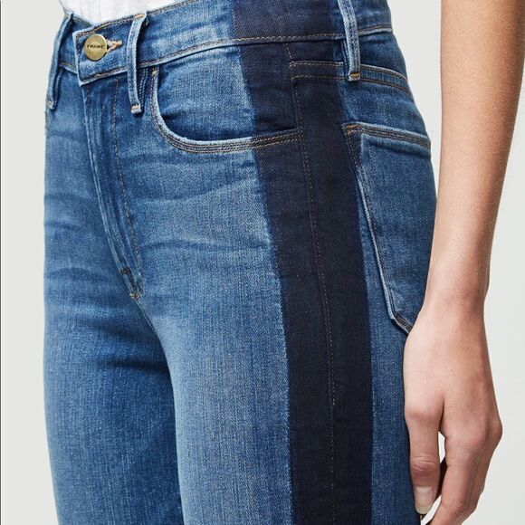 Frame Le High Skinny Crop Jeans Size 24 - Picture 2 of 10